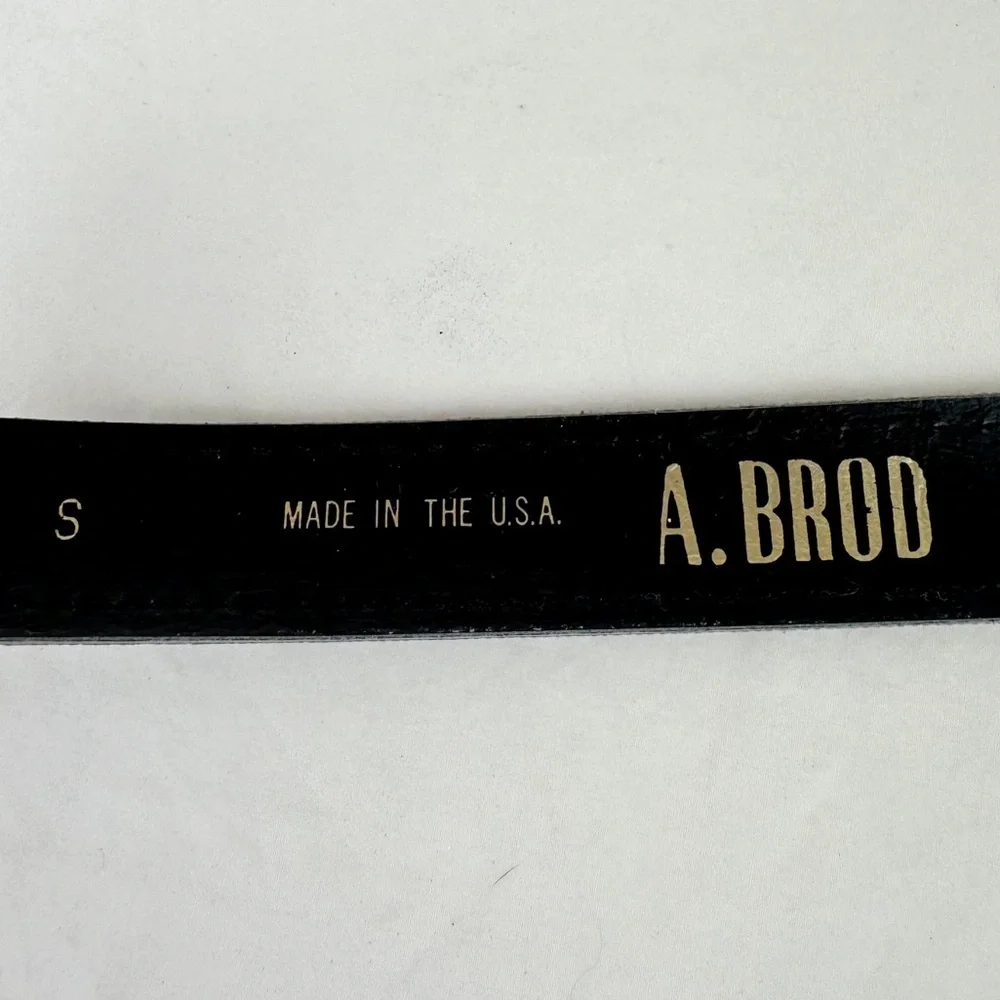 A.Brod Vintage 80's Silver Metallic Belt